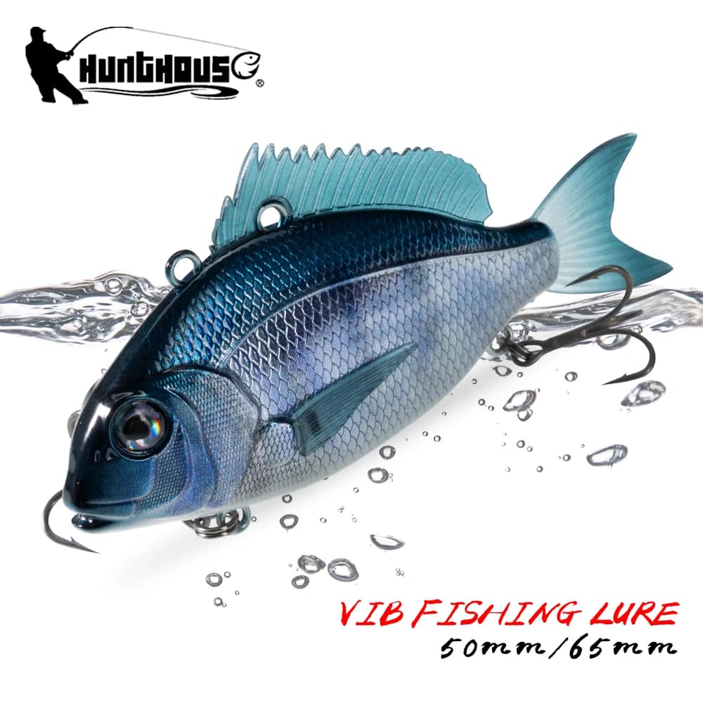 Hunthouse Winter VIB Fishing richness Lento Esca Dura 50mm/11g Long Vibration Wobbler Bass Pike Fish Tackle