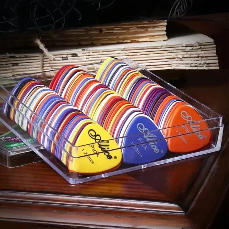 10/50/80Pcs Guitar Pick Original Sound Electric Bass Moderator Guitars Accessories Music Instruments