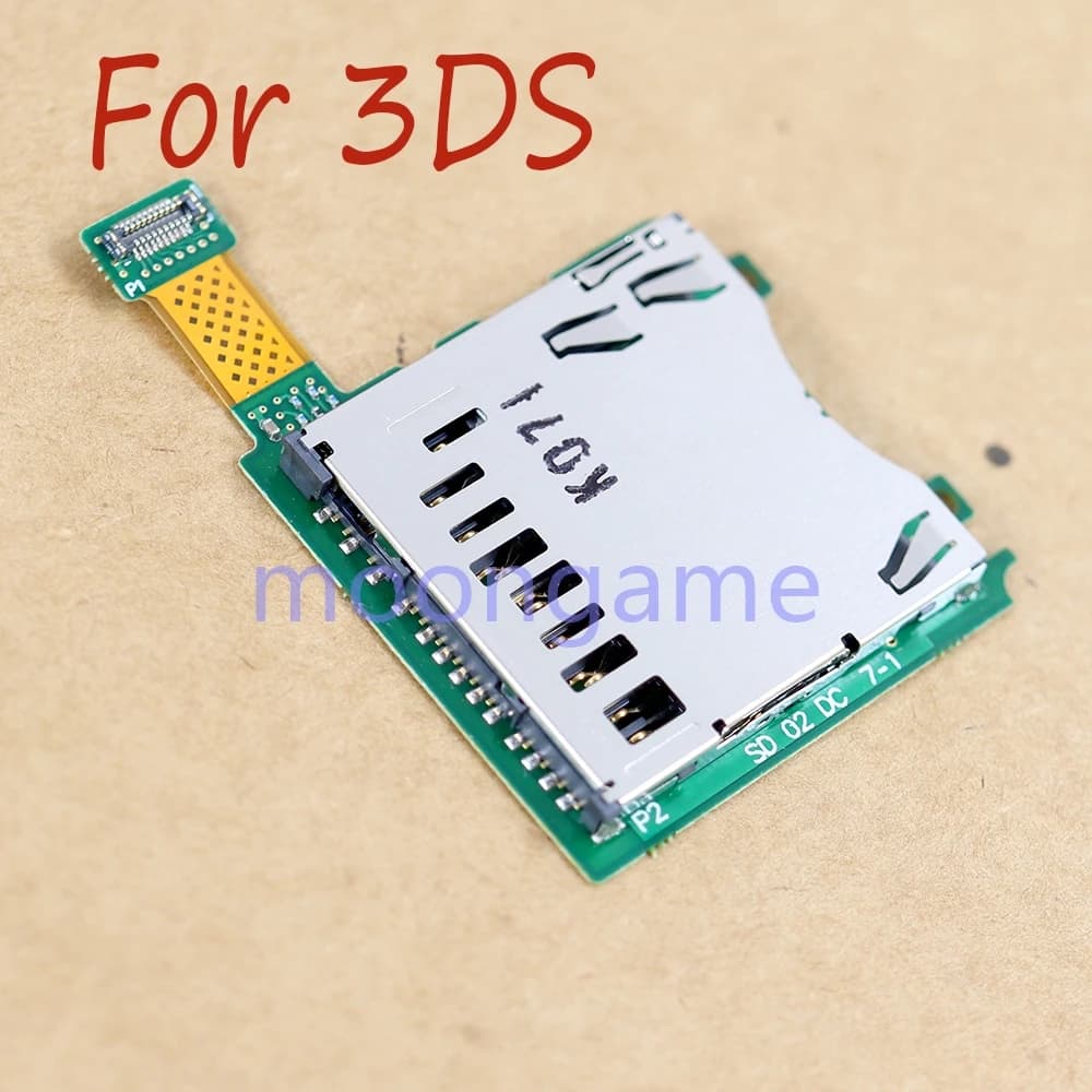 1 pz per Nintend 3DS nuova parte di riparazione originale slot per lettore di schede di memoria SD