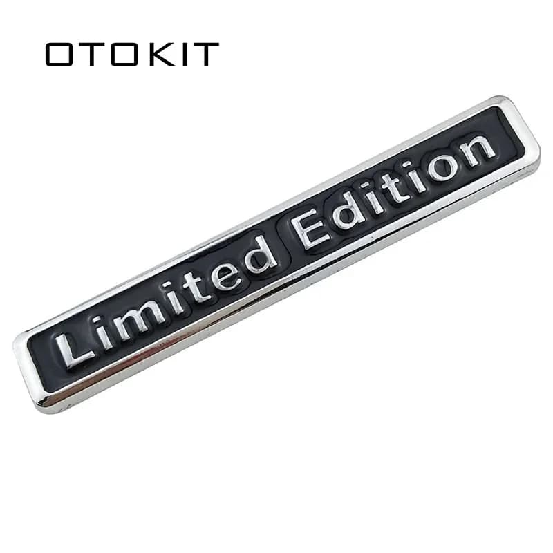 Adesivo per auto in metallo 3D in edizione limitata per auto, decalcomania per adesivi per moto, emblema cromato per Audi Honda Kawasaki HARLEY YAMAHA