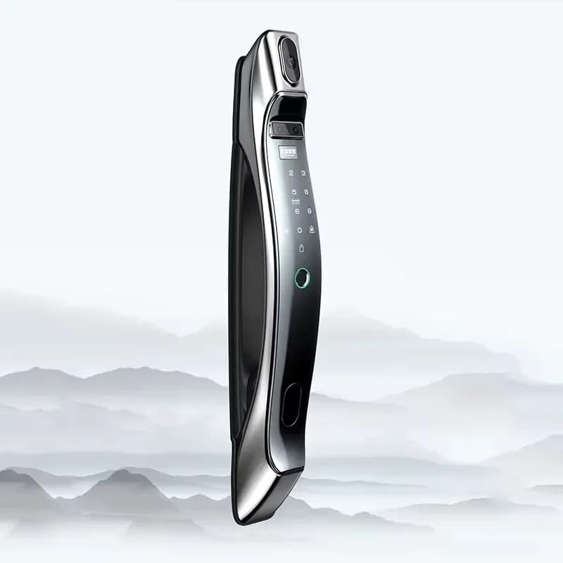 S919 2max Smart Tuya Lock Password Facial Recognition Fingerprint Door Lock with HD Camera Factory Price
