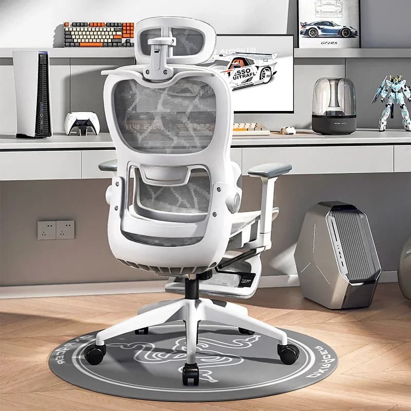 Sedia da Ufficio, Sedia da Computer, Poltrona Reclinabile, Sedia Ergonomica per Riposo, Sedia Girevole da Ufficio, Sedia da Gaming