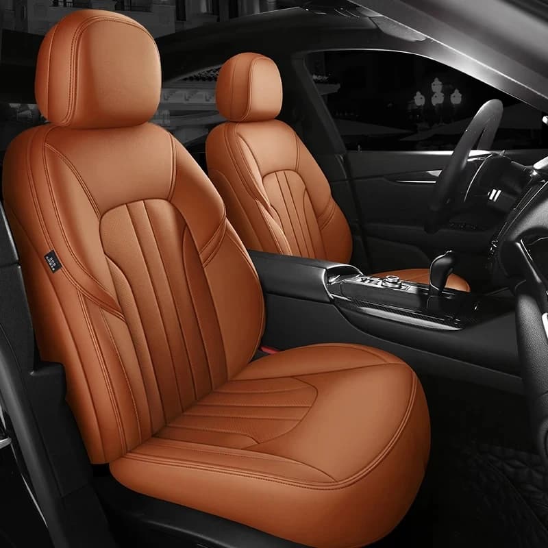 Custom nappa leather car seat covers Set complete with interior protective accessories for Maserati Ghibli Quattroporte Levante