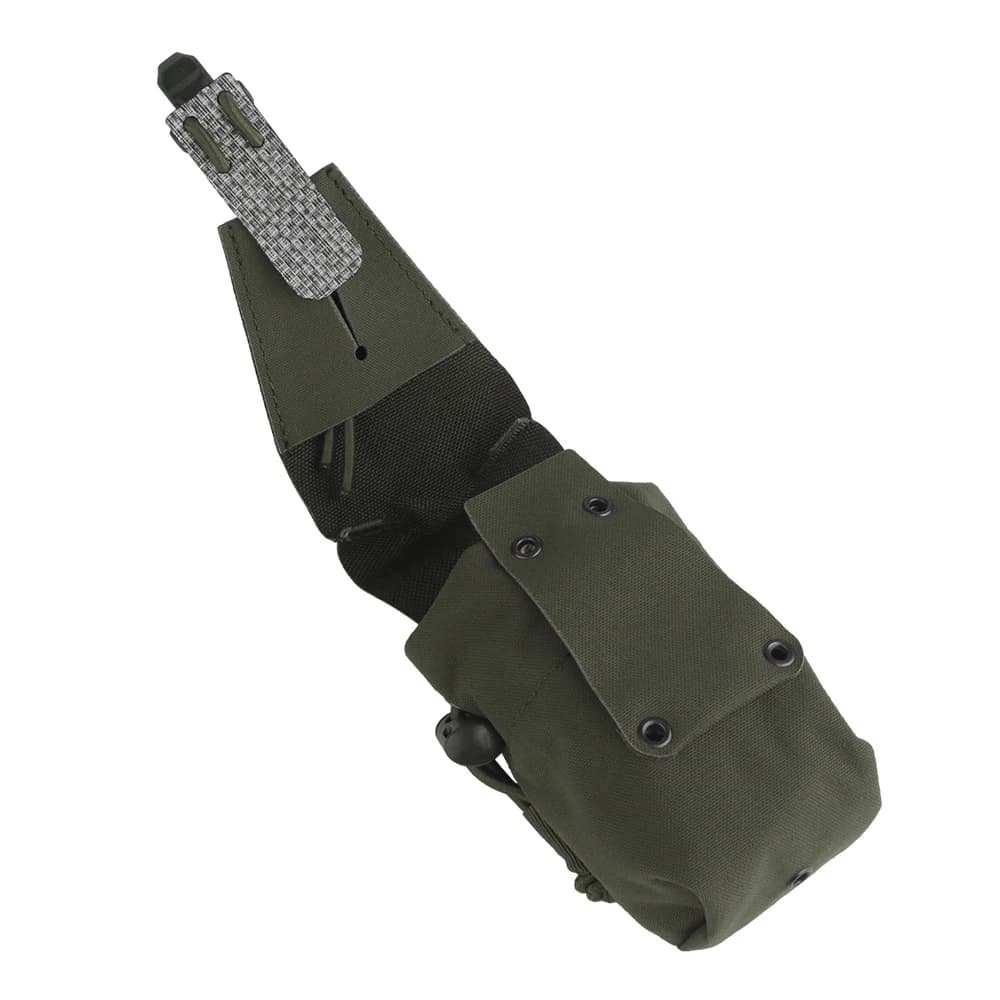 Borsa Tattica Silenziosa per Flashbang Stile Ferro, Porta Granate Fumogene, Porta Caricatori, Attrezzatura MOLLE per Cintura da Caccia