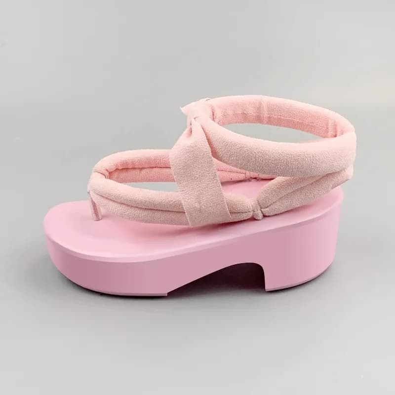 Nuovo Demon Anime Kanroji Mitsuri scarpe Stivali Cosplay