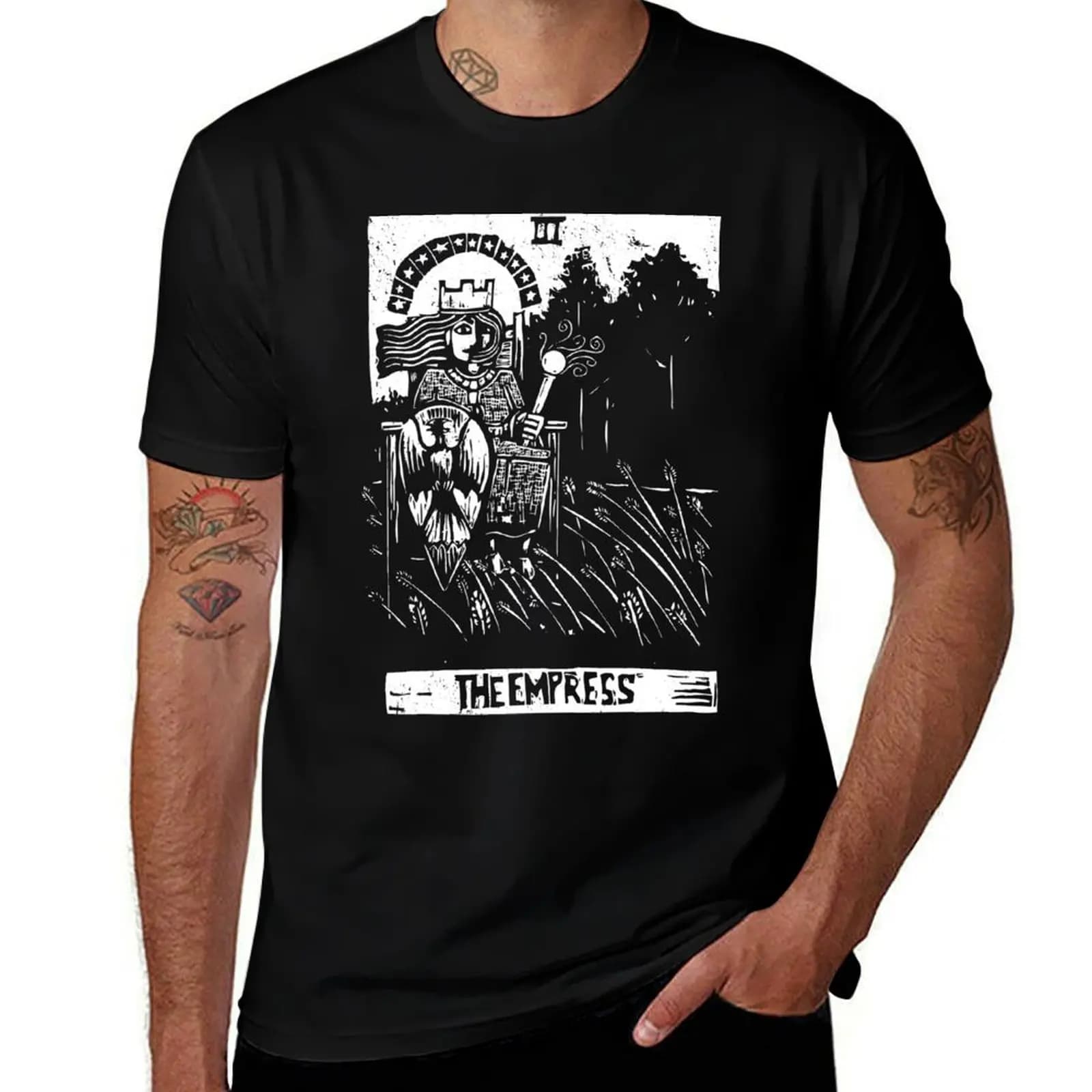 La Corte Imperiale - Carte dei Tarocchi - T-shirt con Arcani Maggiori, T-shirt traspirante a maniche corte da palestra
