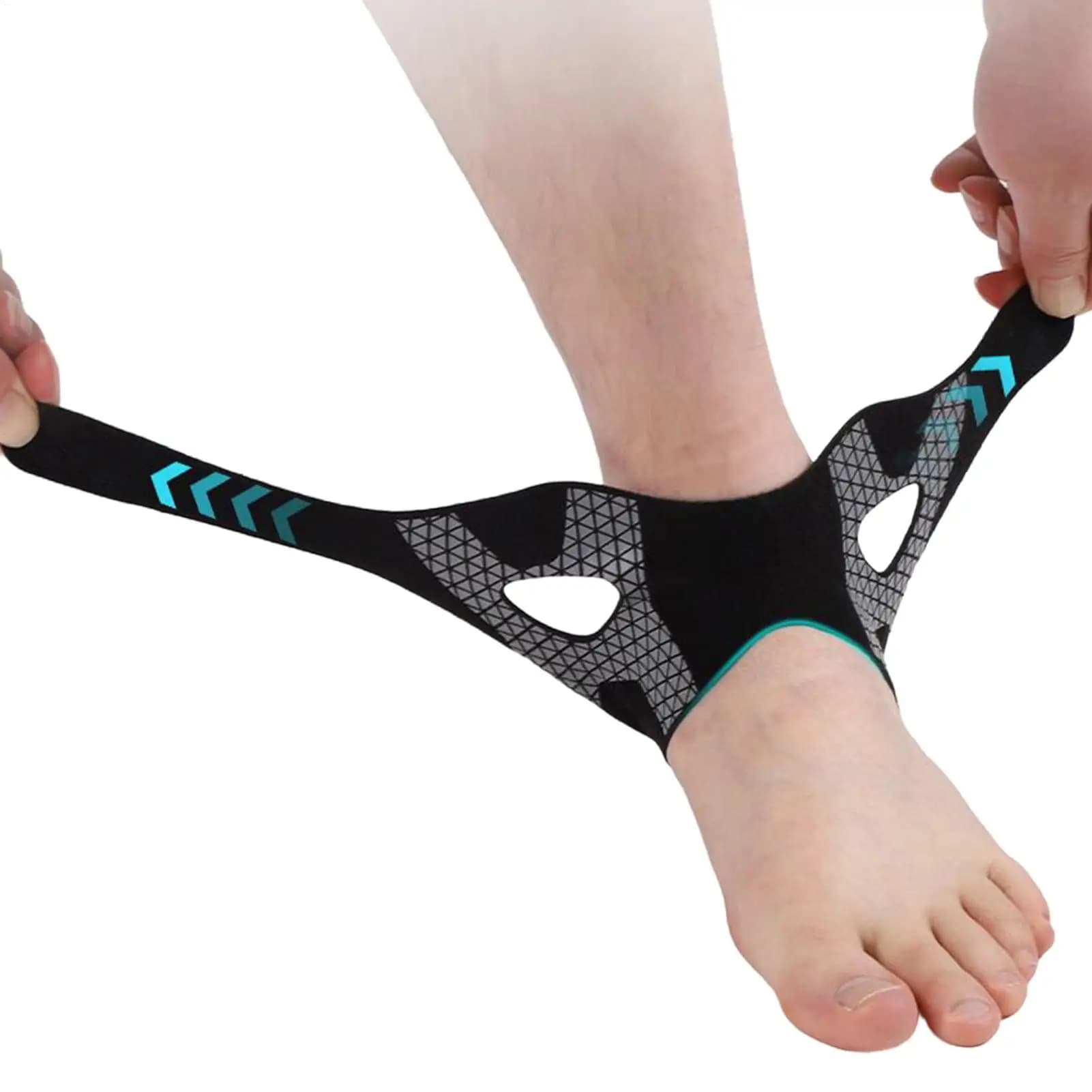Supporto elastico regolabile per caviglia, fascia stabilizzatrice traspirante per pallavolo, corsa, palestra, recupero e prevenzione delle infortuni sportive