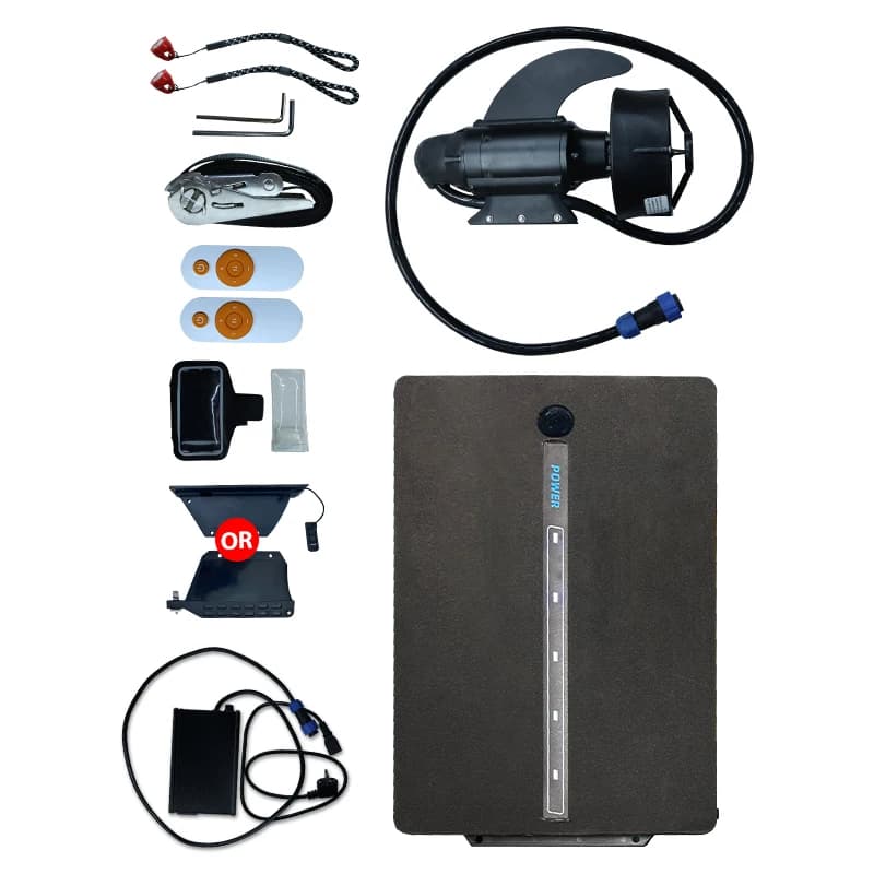 SKATINGER Motore Elettrico per Pinna SUP 30.000 mAh 24V 600W, Motore per Pinna da Surf Elettrica, Kayak, Tavola da Paddle Surf 24V per SUP