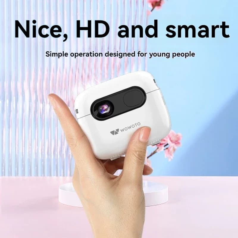 2025 Nuovo piccolo proiettore DLP Q7S Proiettore domestico portatile Micro Mini portatile