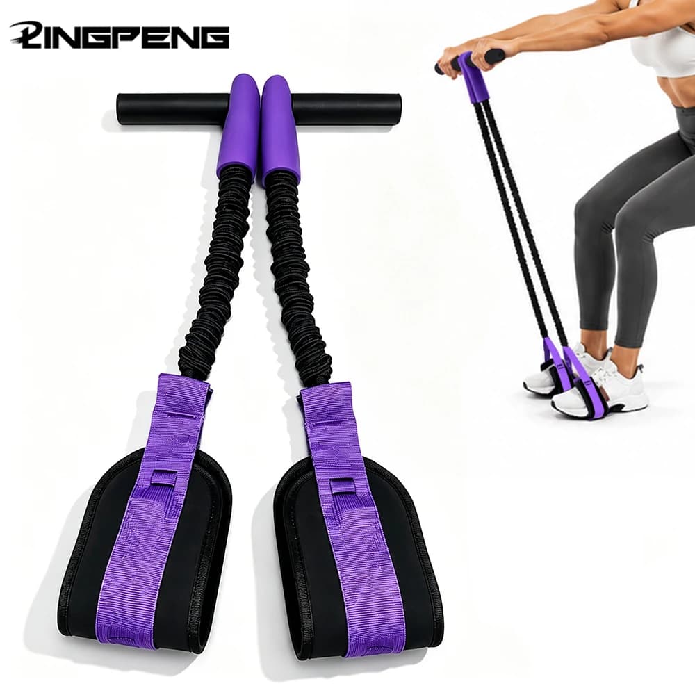Attrezzatura Professionale per Sit-Up, Bande Elastiche di Resistenza Multifunzione, Bande per Allenamento Addominale, Bande per Esercizi Yoga