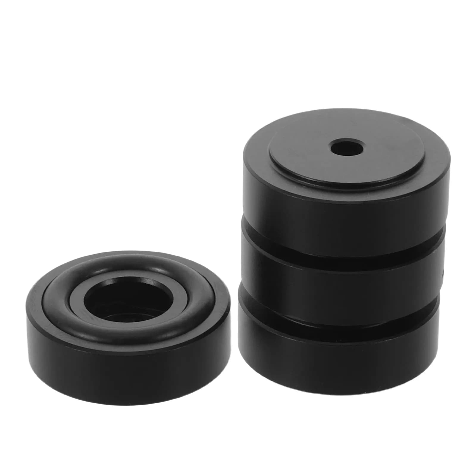 50 Pezzi Piedini in Gomma Rotondi Antiscivolo, Protezioni per Mobili 30x10mm, per Gambe di Sedie, Tavoli, Scrivanie e Divani
