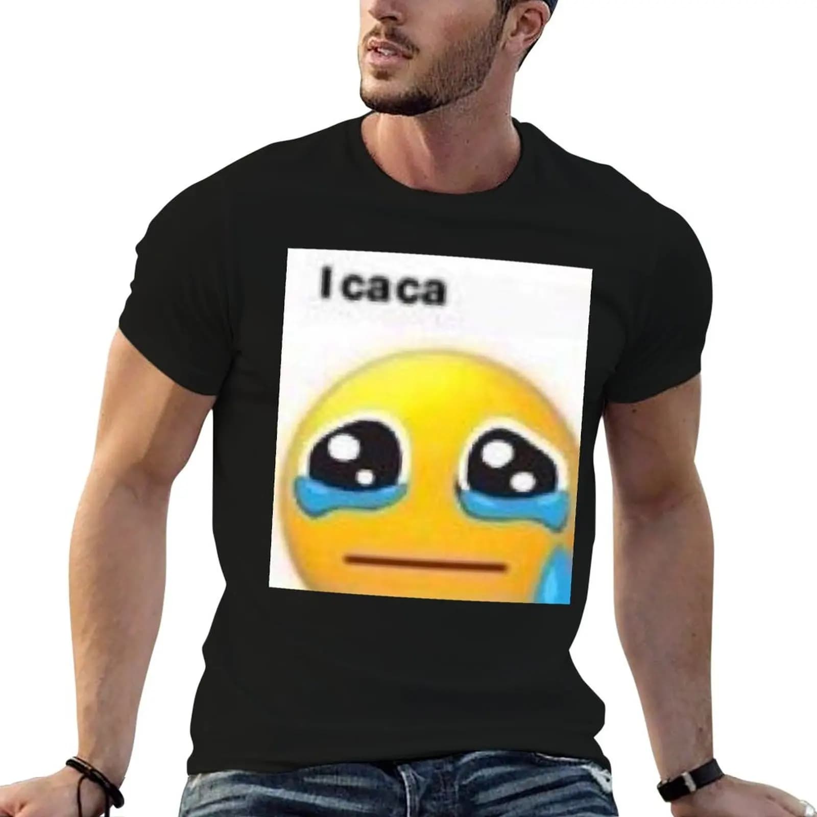 I caca T-Shirt Durable Work Wear T-Shirt