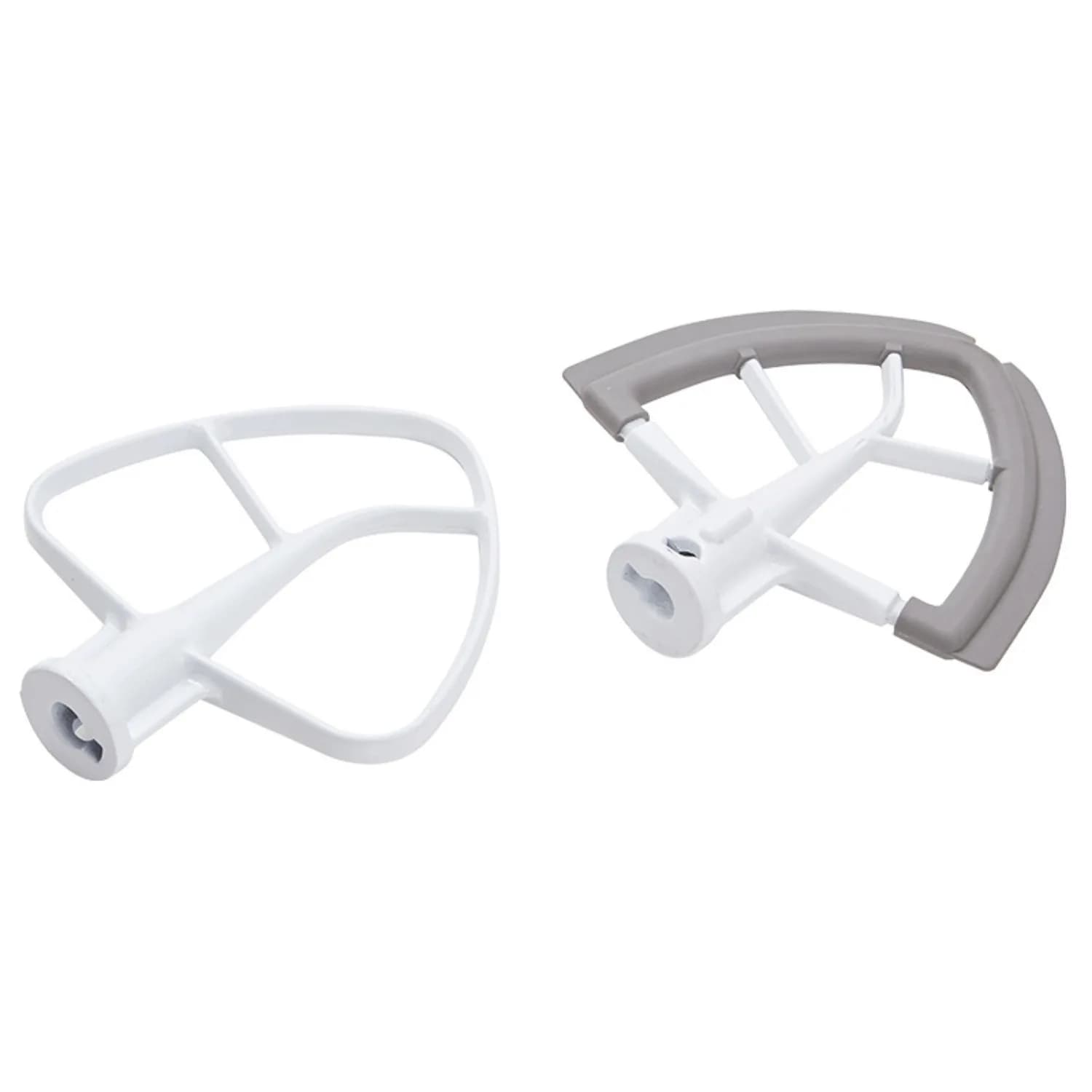 Set di 2 Pezzi: Frusta a Bordo Flessibile in Metallo e Frusta Piatta Rivestita per Impastatrice con Testa Inclinabile 4.5QT KitchenAid K45 K45SS