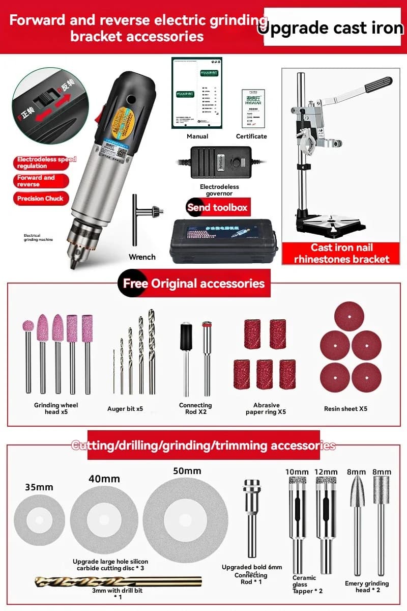 Nuovo Utensile per Taglio Bottiglie di Vino, Piccolo Strumento per Lucidatura, Foratura e Modifica di Vasi in Ceramica e Bottiglie di Vetro