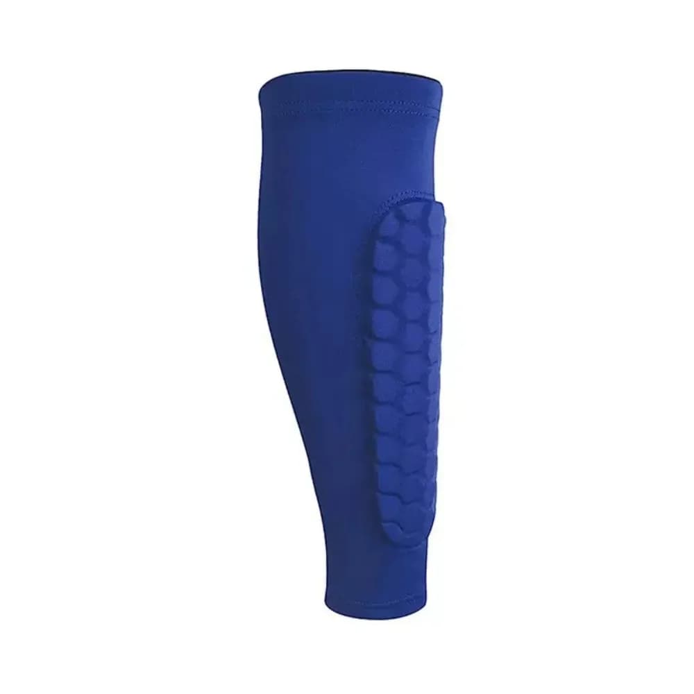 Parastinchi da Calcio a Nido d'Ape Antiurto in Nylon con Maniche a Compressione per Polpaccio, Imbottiture in EVA, Supporto a Compressione, Leggings Sportivi per Allenamenti