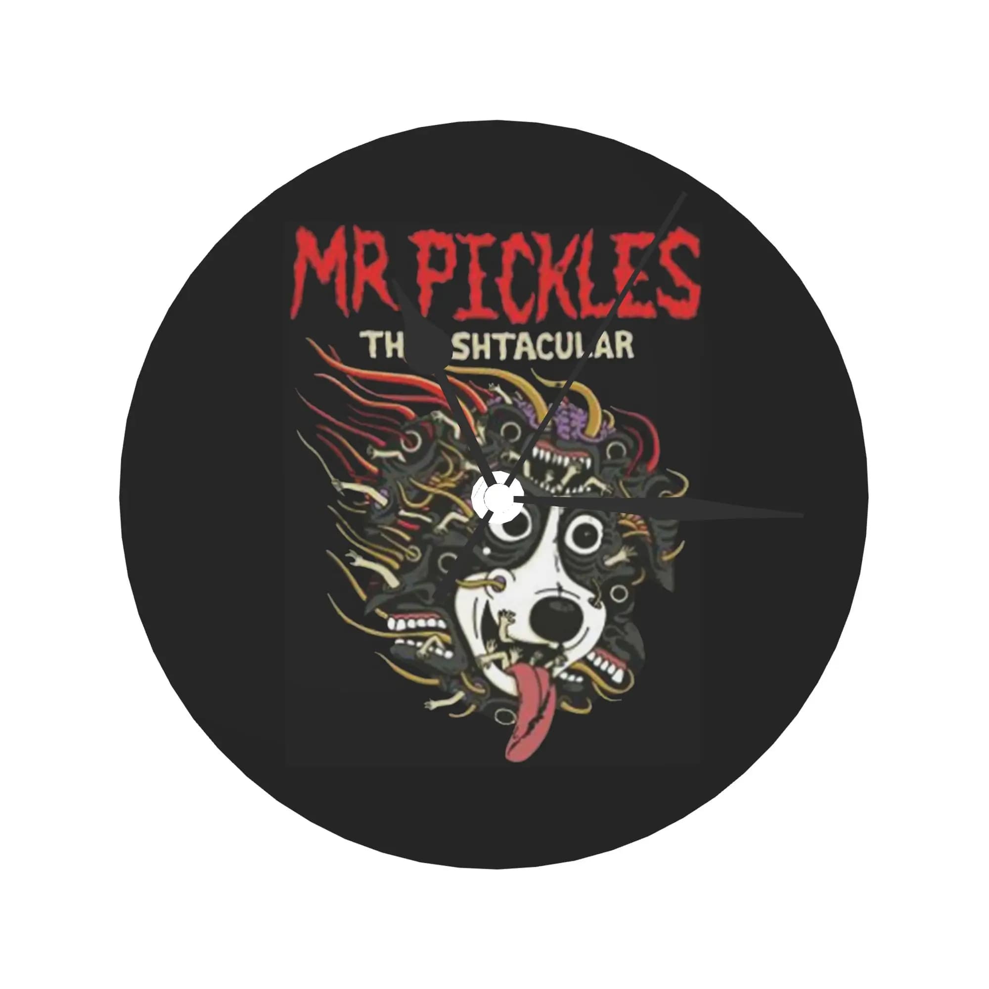 Mr. Pickles Wall clock Decorating room Silent round watch for bedroom Living room Kitchen Home