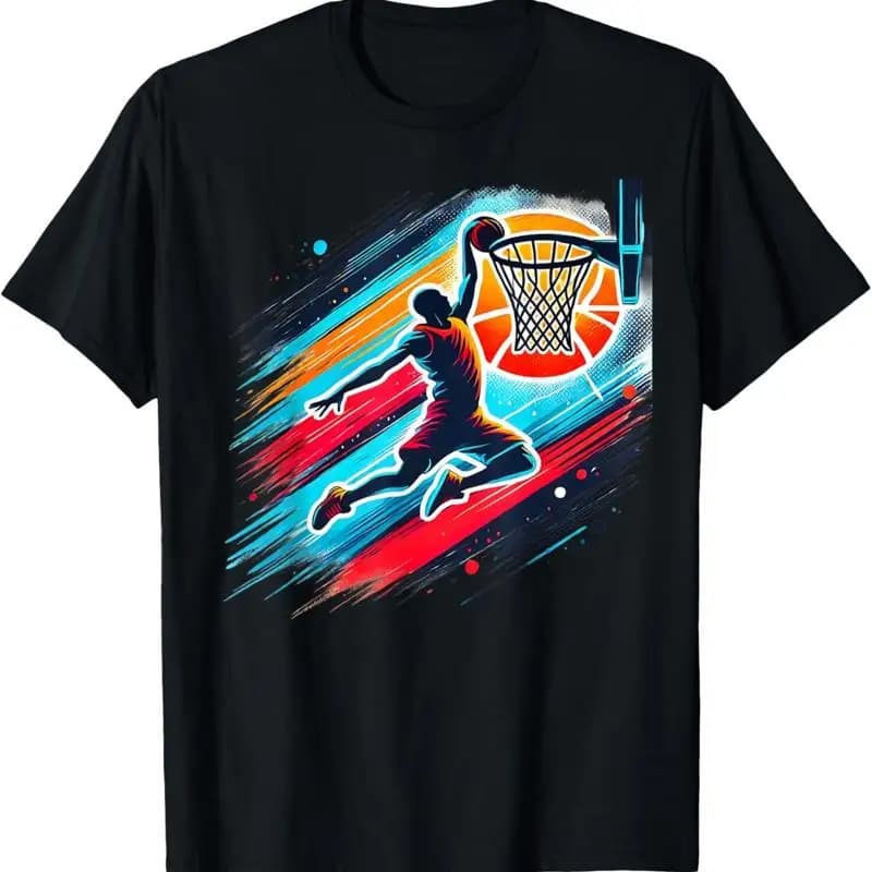 Maglietta da basket per ragazzi cool uomo bambino 10 12 14 S