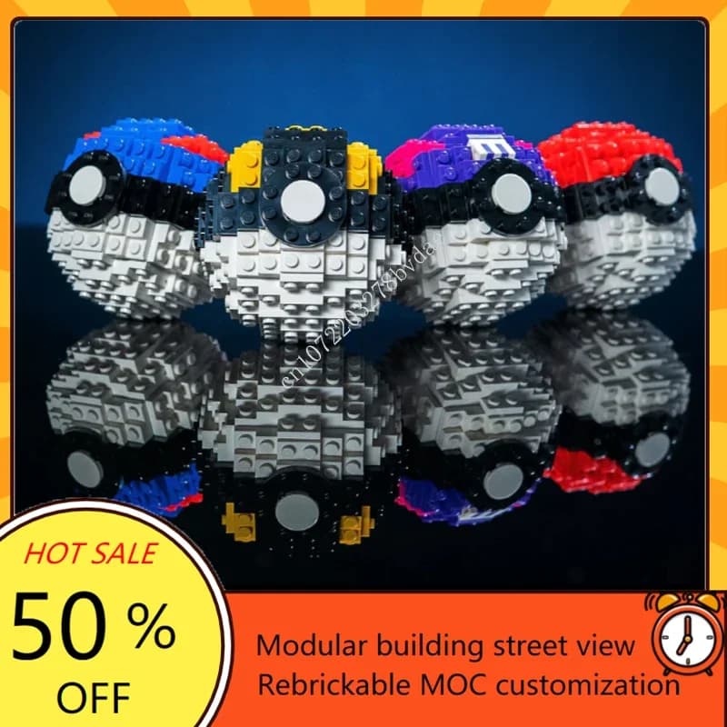 MOC Serie di sculture a grandezza naturale Sfera tascabile Mega Figura Modello Puzzle personalizzati Fai da te Assemblaggio educativo creativo Giocattolo Regali per bambini