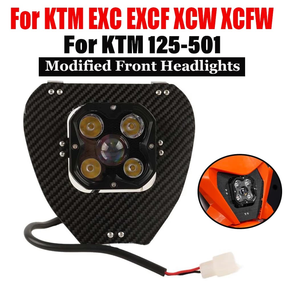 Moto Modifica LED Gruppo Faro Per KTM EXC 450 300 250 150 EXCF 350 XCW 300 XCF-W 2017 - 2023 Accessori