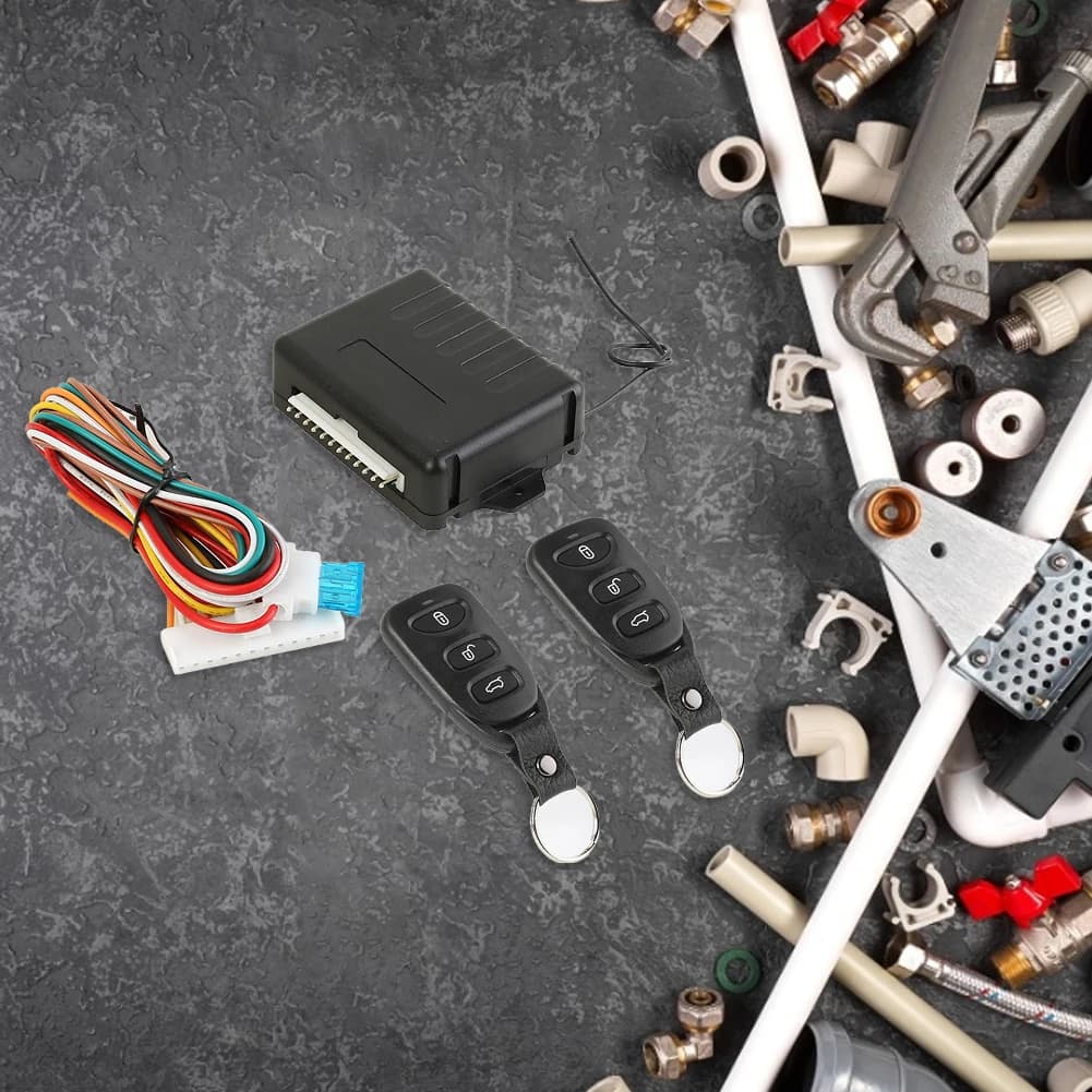 Sistema di Allarme e Chiusura Centralizzata per Auto 410/T102, Kit di Bloccaggio con Accesso Senza Chiave, Parti di Riparazione Anti-Resistenza per Esterni