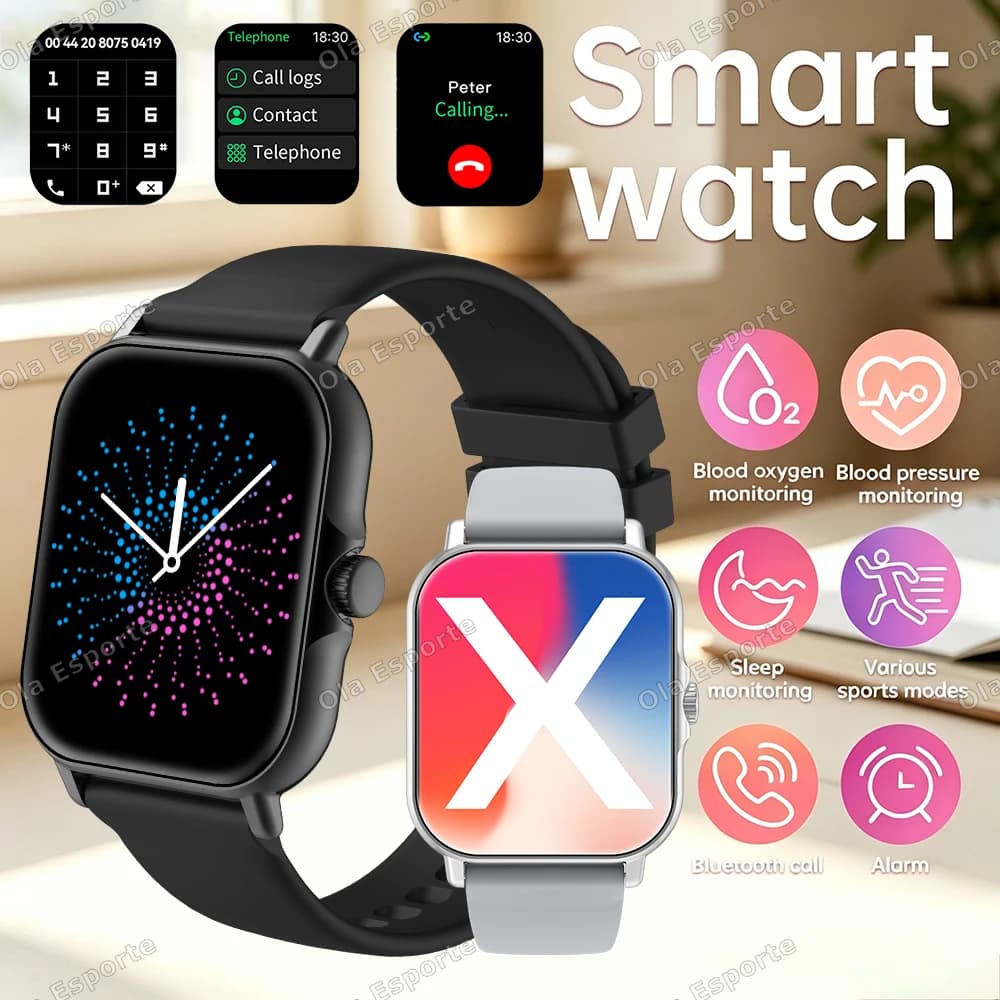 2026 New SmartWatch 1.83''HD Screen Blood Oxygen Pressure Sleep Health Monitoring Bluetooth Call Watches For Women Men for gift