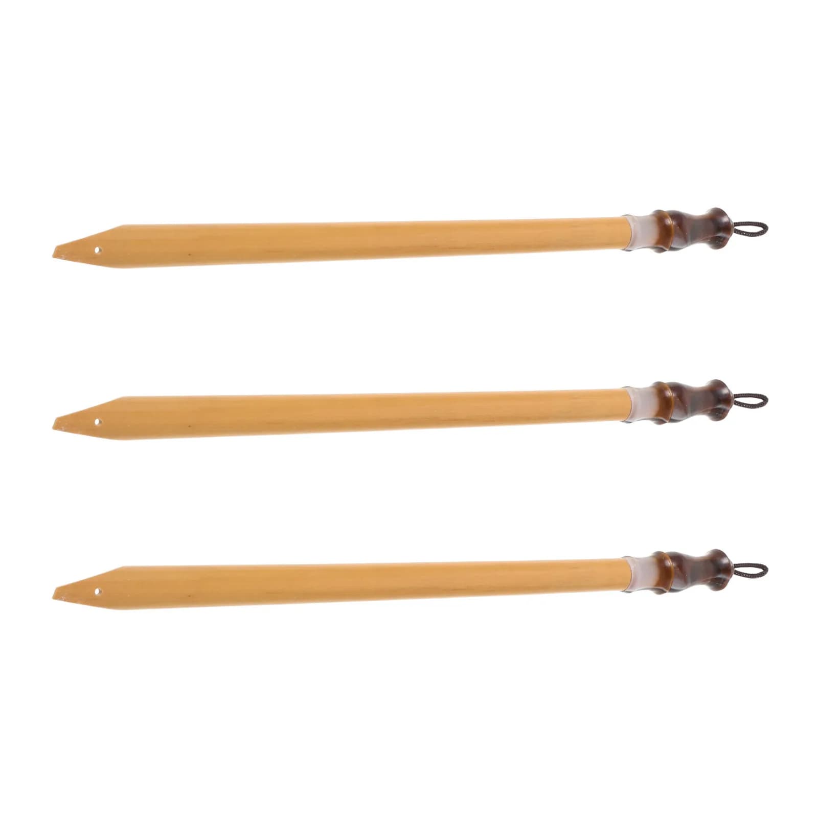 3Pcs Bamboo Cane Dip Pen Set Smooth Ink Flow Handcrafted Calligraphy Pens for Beginners Artists Studio Classroom Chinese