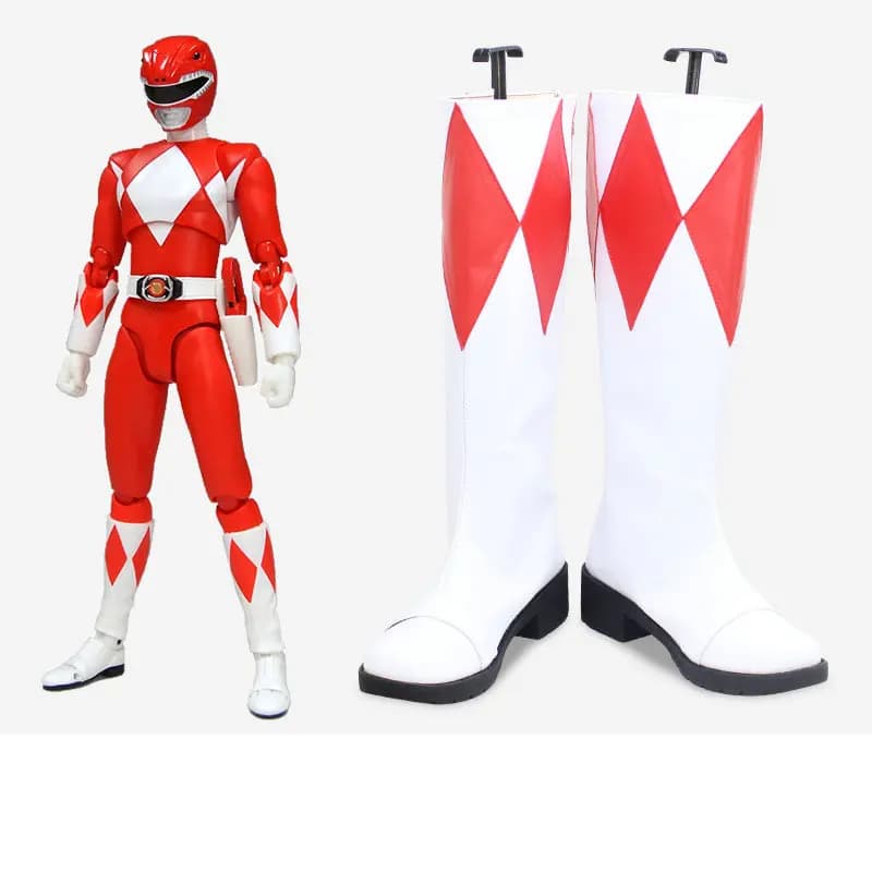 Kyoryu Cosplay Shoes Geki Red Blue Green Pink Yellow Black Golden Boots Custom Size Halloween