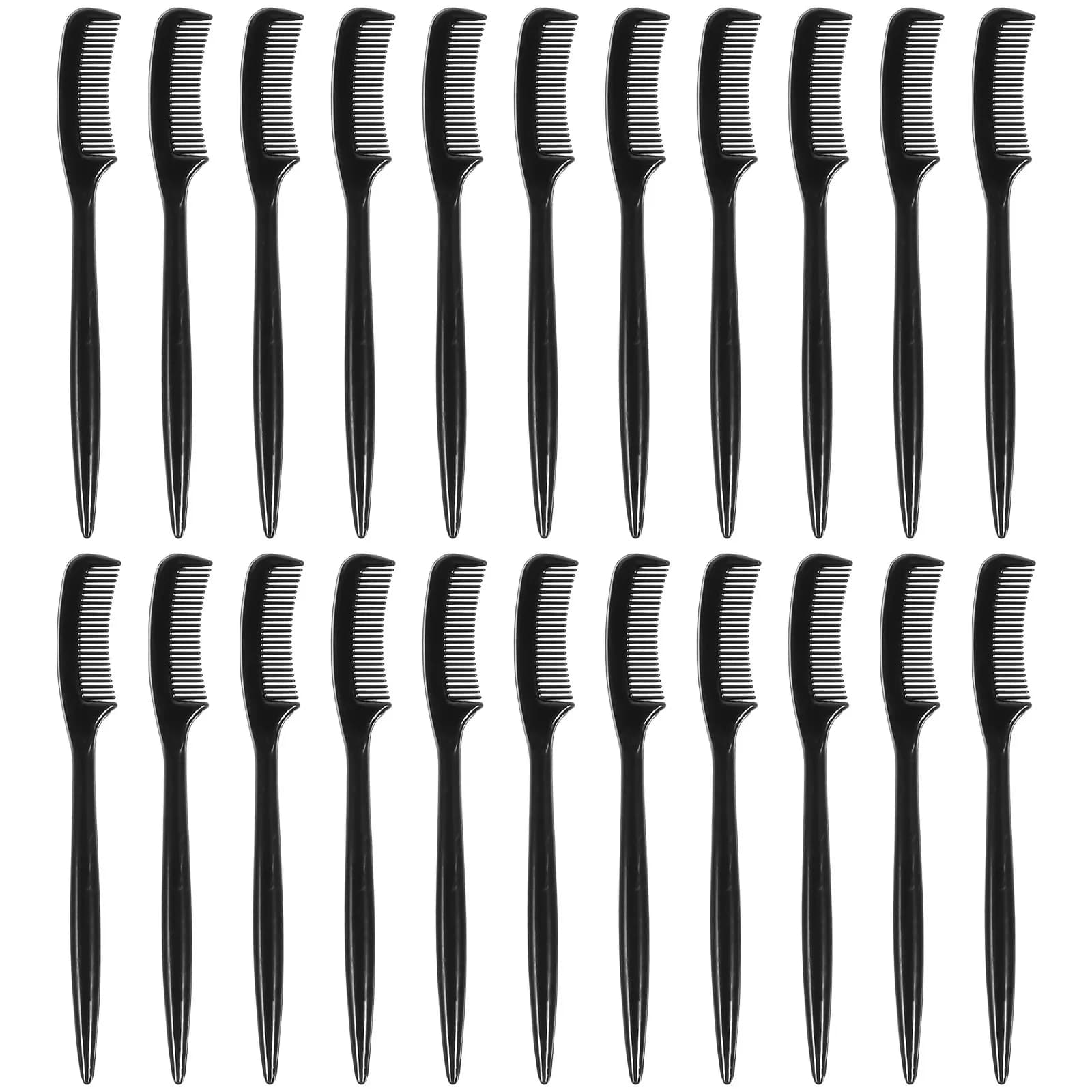 30 Pezzi Pettine per Ciglia Portatile in Plastica, Strumento Professionale per Trucco, Definizione Ciglia, Spazzola per Mascara e Sopracciglia