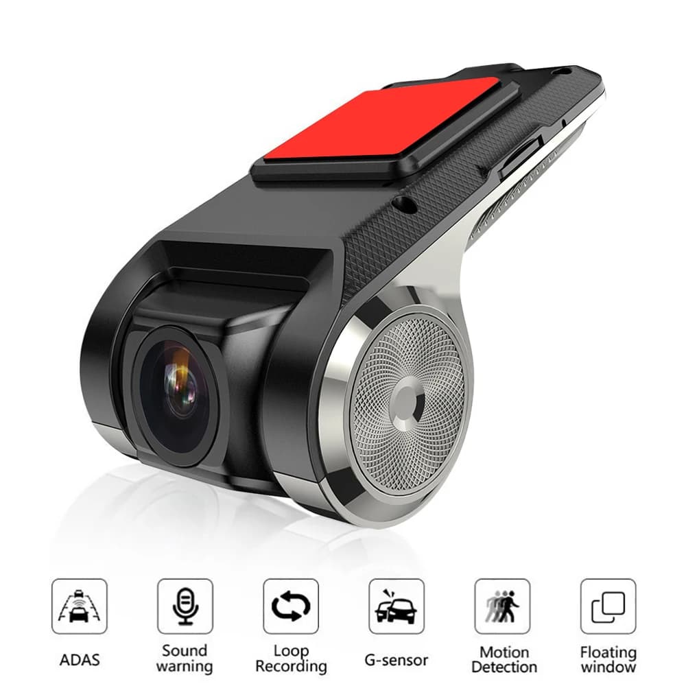 Dash Cam ADAS Car DVR ADAS Dashcam DVR Video HD 720P USB TF Card 32G registratore automatico per lettore multimediale Android DVD