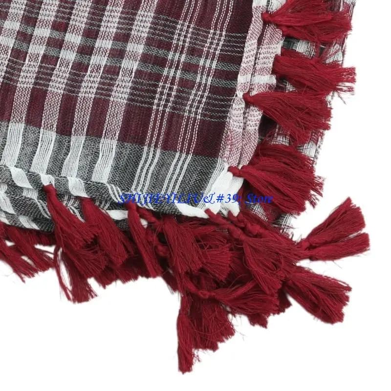 E21F Sciarpa morbida Sciarpa tattica araba Sciarpa del deserto Sciarpe Shemagh per uomo Donna Avvolgimento per testa