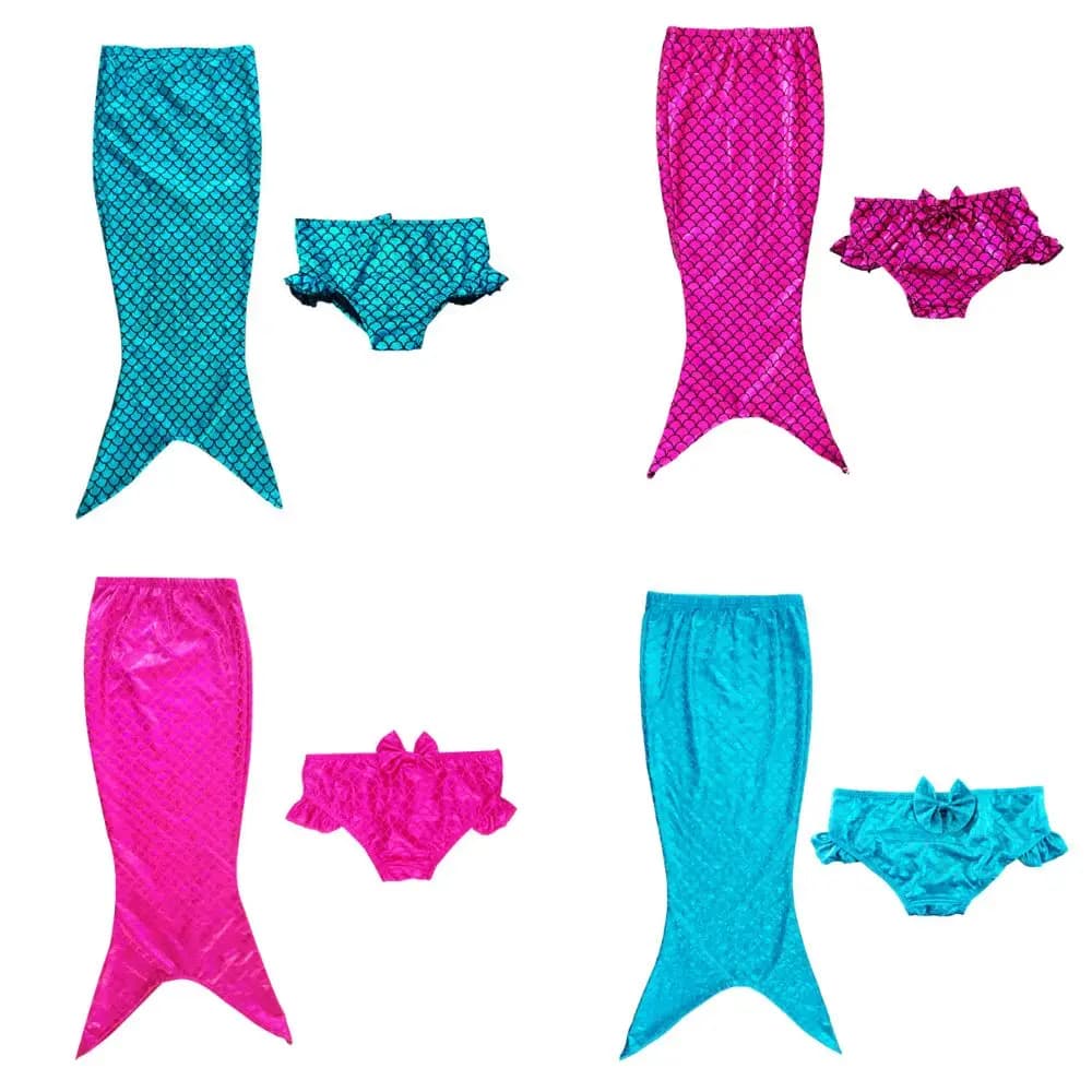 Adult Swimming Mermaid Tail Costume Cosplay Mermaid Costume Party Gift Fantasy Swimsuit Without Flippers