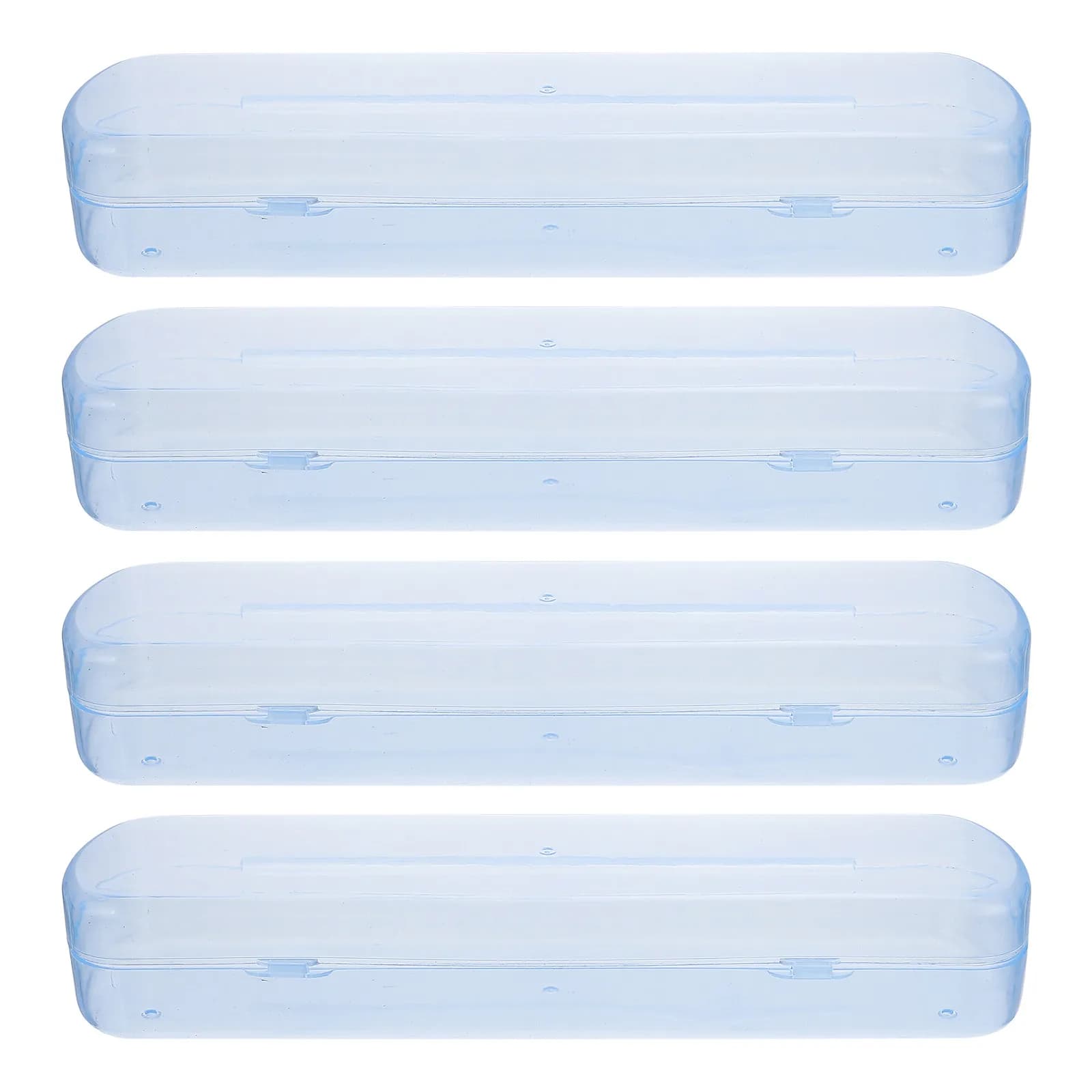 Set da 4 Pezzi: Scatola Porta Spazzolino da Viaggio, Custodia Porta Dentifricio, Organizzatore Portatile per Viaggi d'Affari, Porta Spazzolino per Picnic all'Aperto
