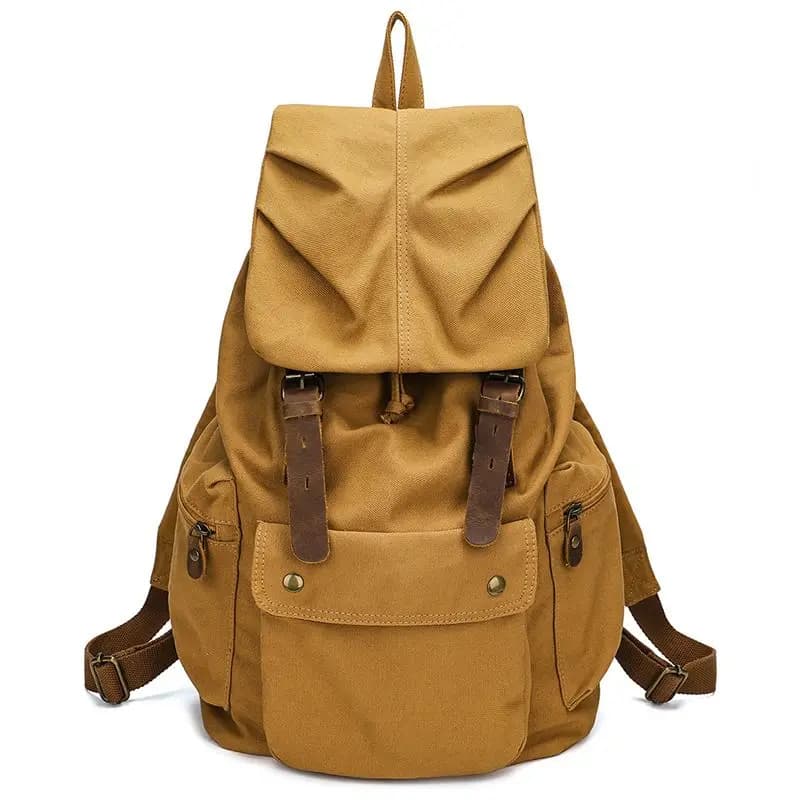 Zaino da donna in tela da uomo, zaino da viaggio, borsa a tracolla per laptop, scuola, borsa a tracolla