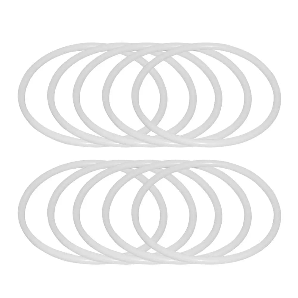 30Pcs Dreamcatcher Set White Plastic Circles Premium DIY Dreamcatcher Hoops 8.5cm Craft Accessories Mandalas Wall Hanging