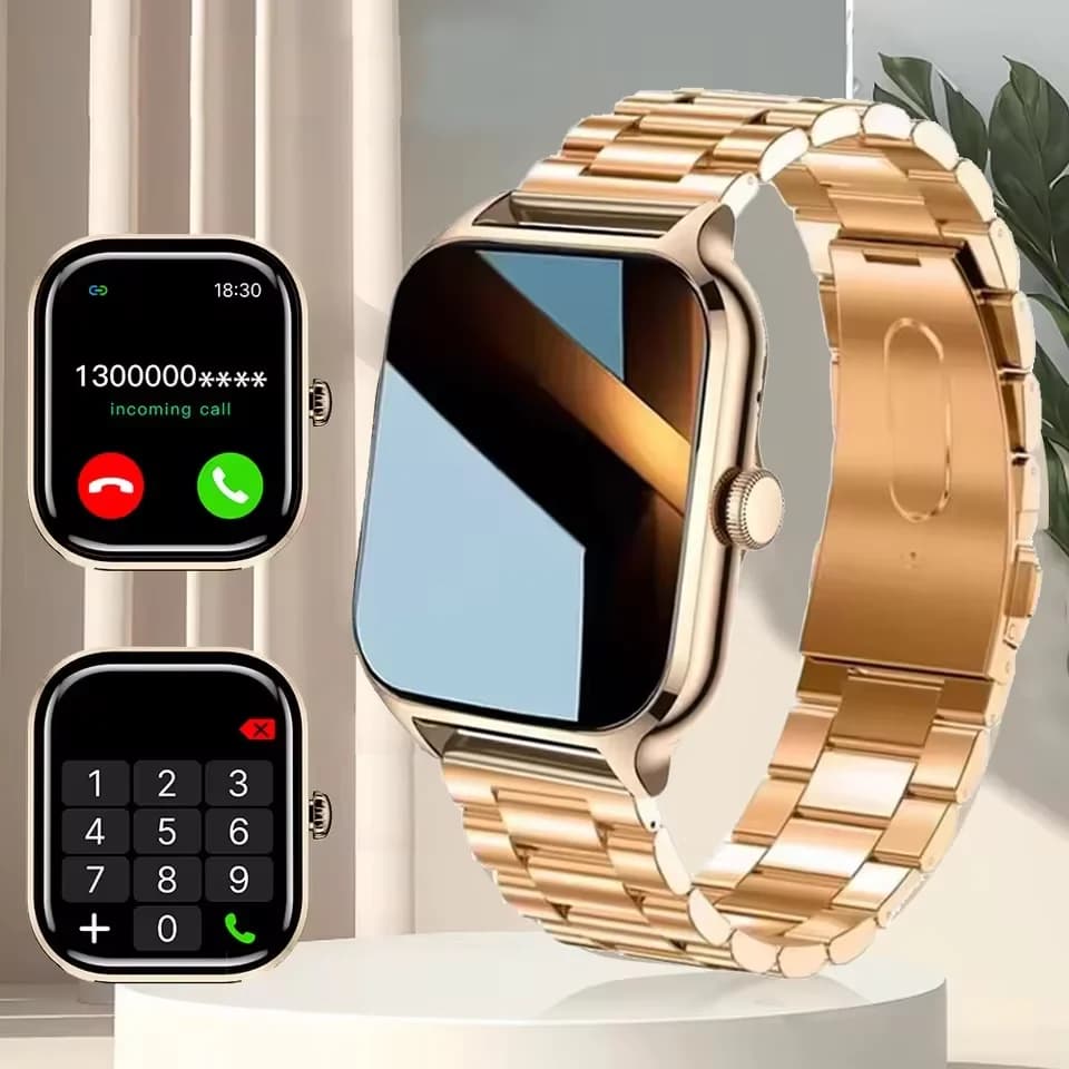 Smart Watch 2026 New 2.01 Inch Full Touch Screen Heart Rate Tracker Bluetooth Call Sport Smartwatch For Men Women
