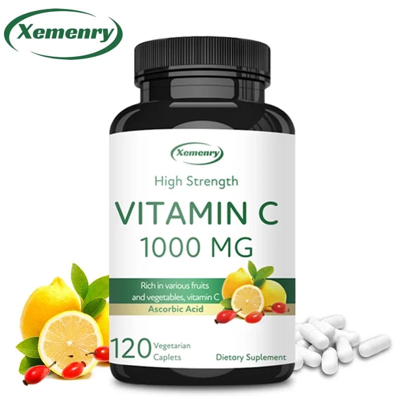 Vitamin C Natural 1000 mg | Rich fruit and vegetables | Food supplement