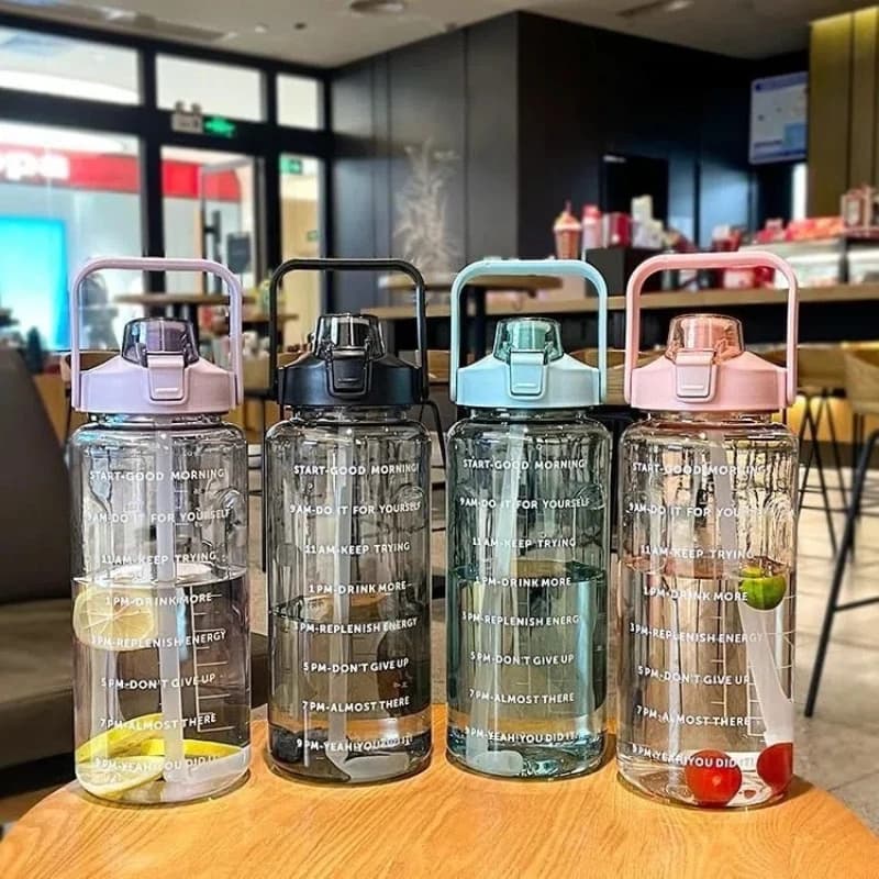 Large Capacity Sports Water Bottle Portable Straw Drinking Cup for Outdoor Activity,Portable Cup Large Capacity,Drinking Cup