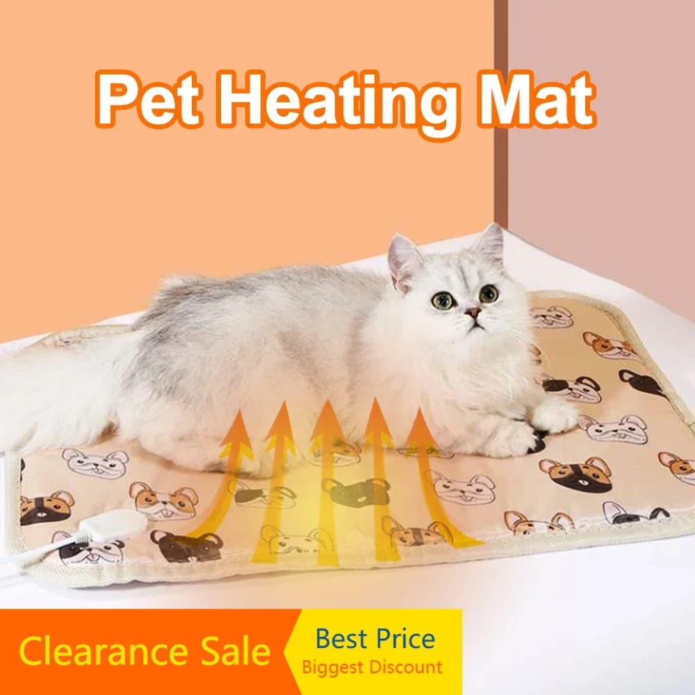 Electric Blanket for Dogs in Winter Heating Pad for Puppies Pet Cats Dog Bed House Heating Mat for Kitten Pet itmes Dropshipping