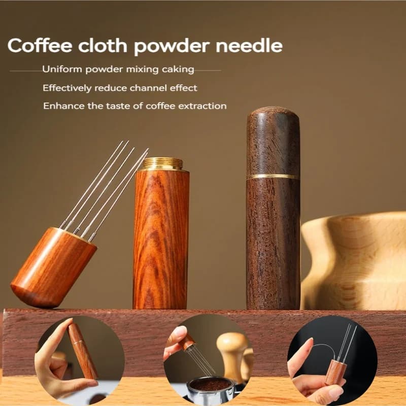 Italian hand blender coffee cloth needle powder accessories for barista tool WDT coffee machine needle for pine needle in solid wood powder