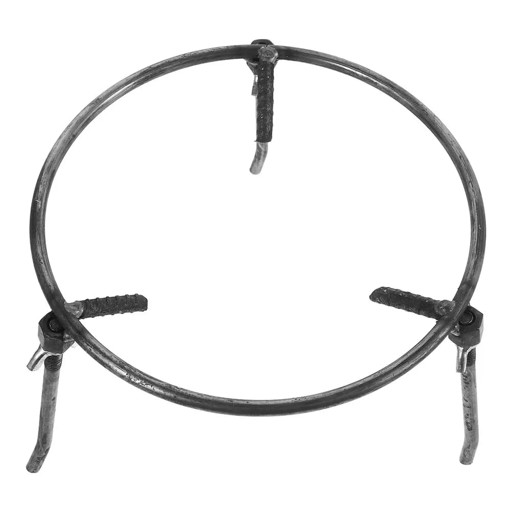 Supporto a treppiede triangolare staccabile per cottura a fuoco, per wok e pentole, attrezzatura da campeggio e backpacking, grill a treppiede per braciere