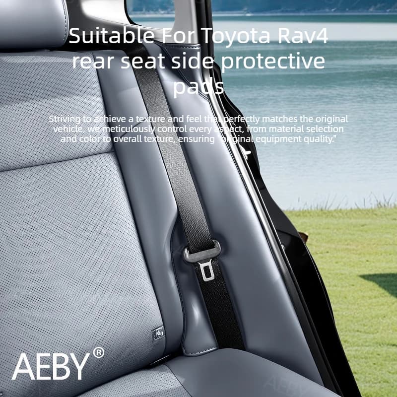 For Toyota Rav4 2020-2026: Lateral protective cover for back seat, side protection, anti-shock mat for back seat, interior car accessories