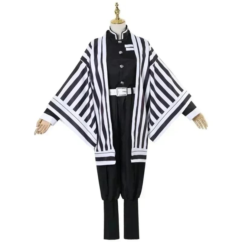 Anime Iguro Obanai Cosplay Costume perruque serpent accessoires blanc Halloween Costum