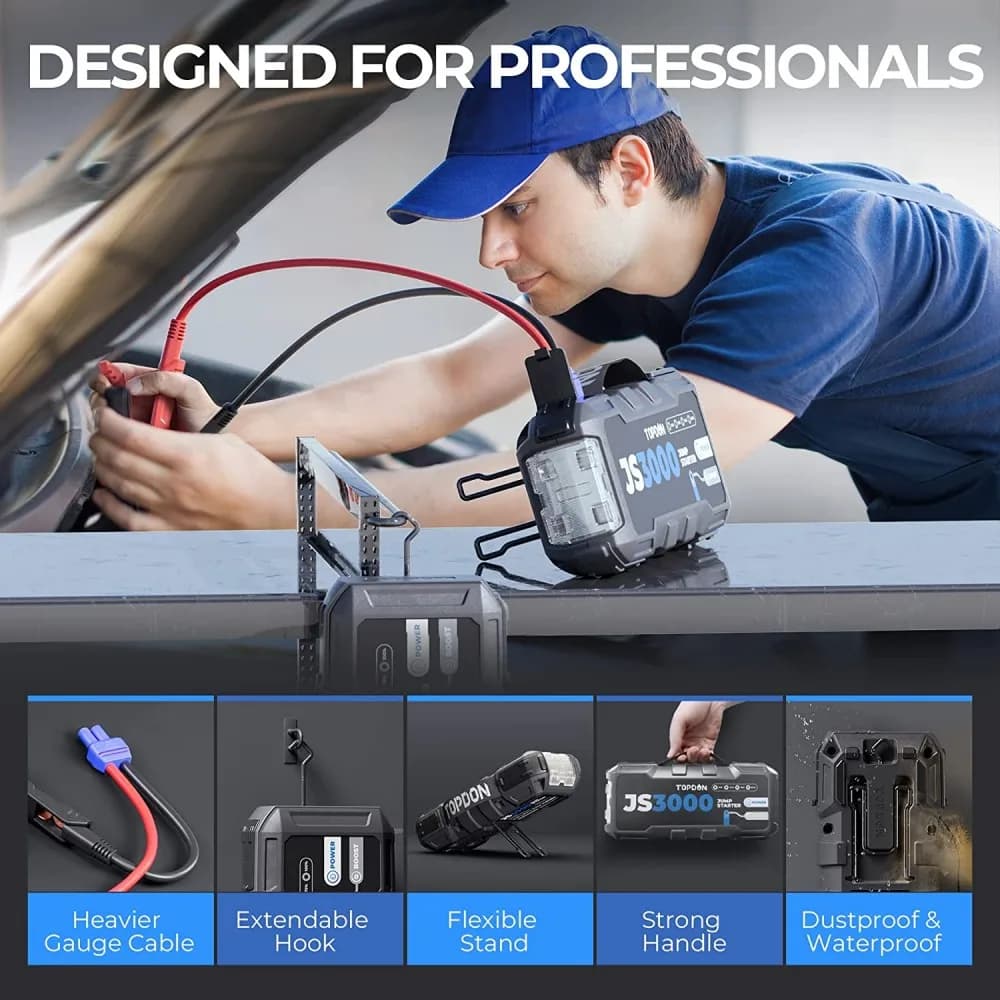 J S3000 3000A 12V Volt Portatile Mini Auto Batteria Booster di Emergenza Ponticello Box Kit Pack Accumulatori E Car Power Bank Picco Auto Salto di Avviamento
