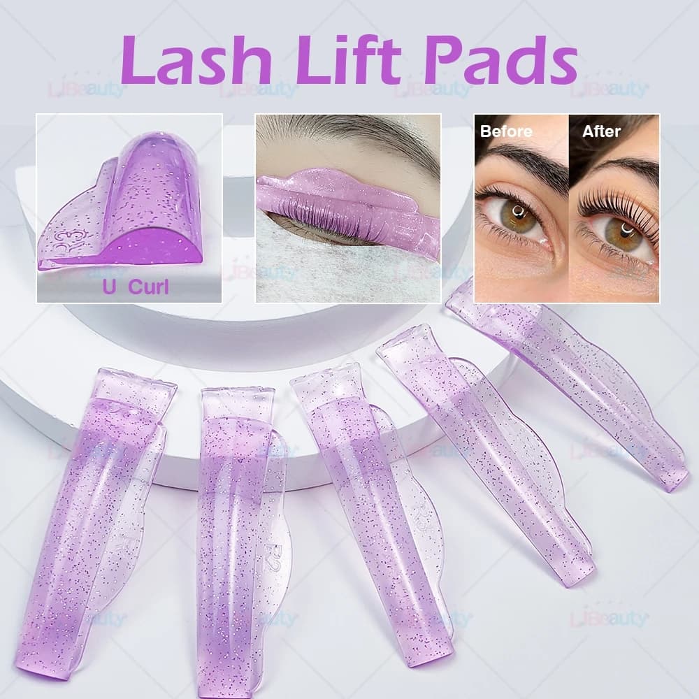 Libeauty Silicone Free Eyelash Lash Lift Shield Eyelash Curling Iron Accessories Makeup Tools