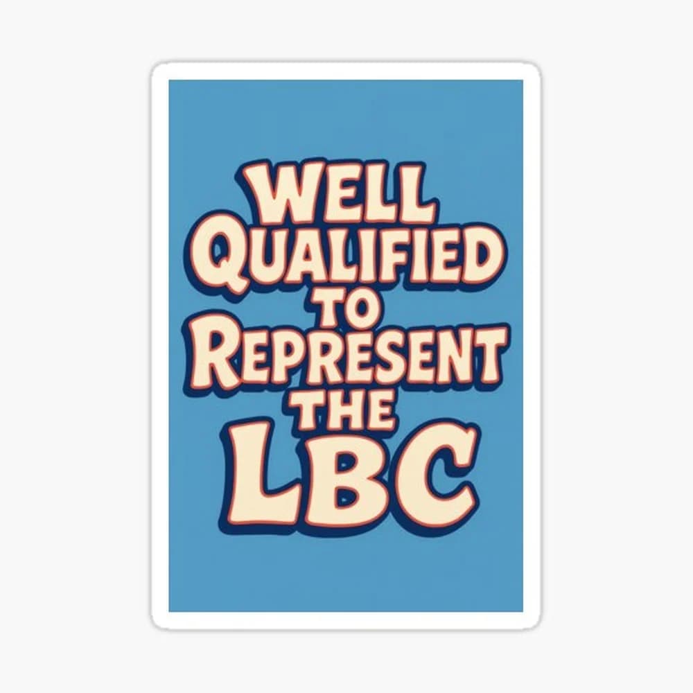 LBC Sticker for Laptop Decor Bedroom Car Cute Cartoon Art Fashionable Public Suitcase