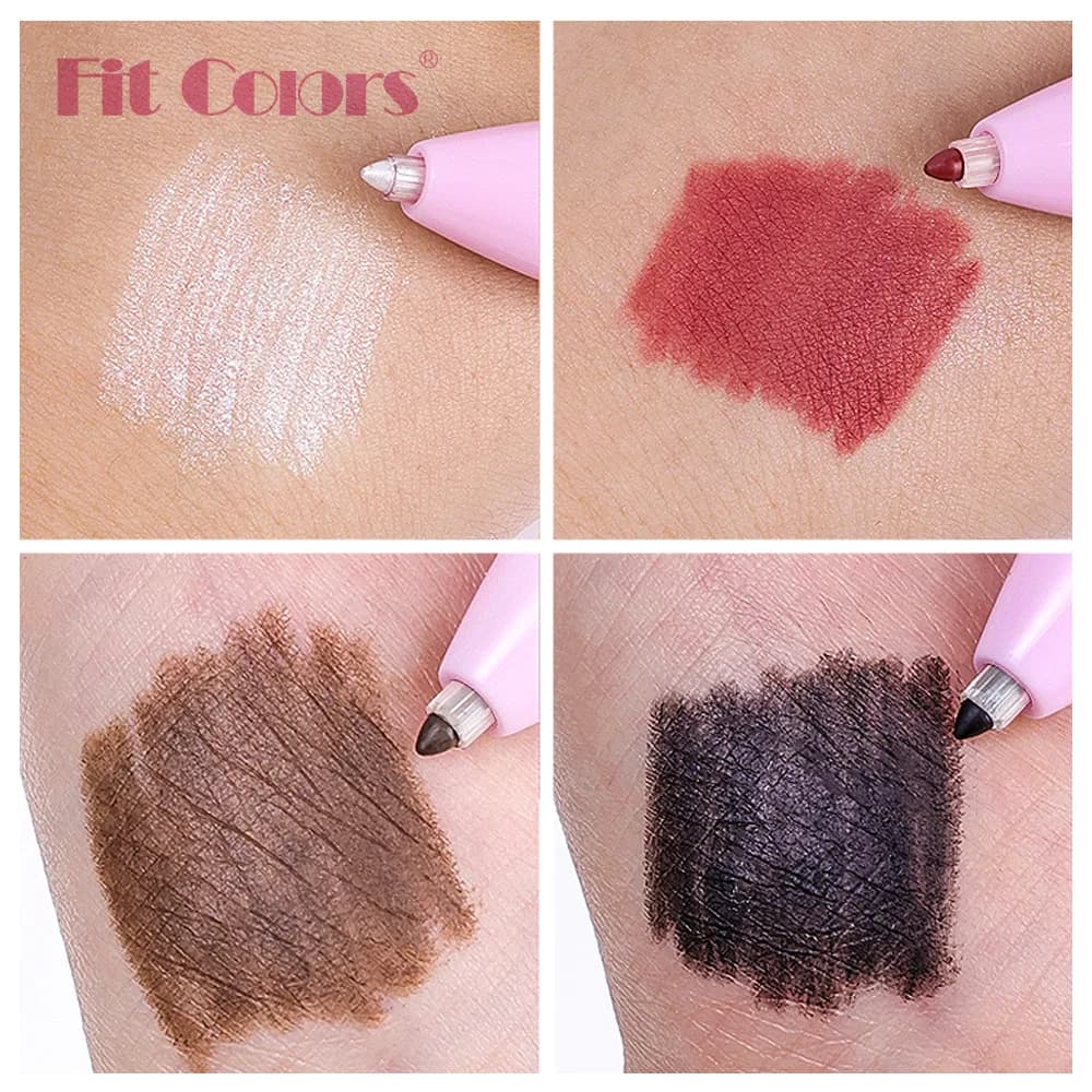 Set Multifunzionale 4 in 1: Matita per Trucco, Eyeliner, Matita per Labbra, Evidenziatore, Ombretto, Penna per Sopracciglia - Prodotto di Tendenza per l'Esportazione