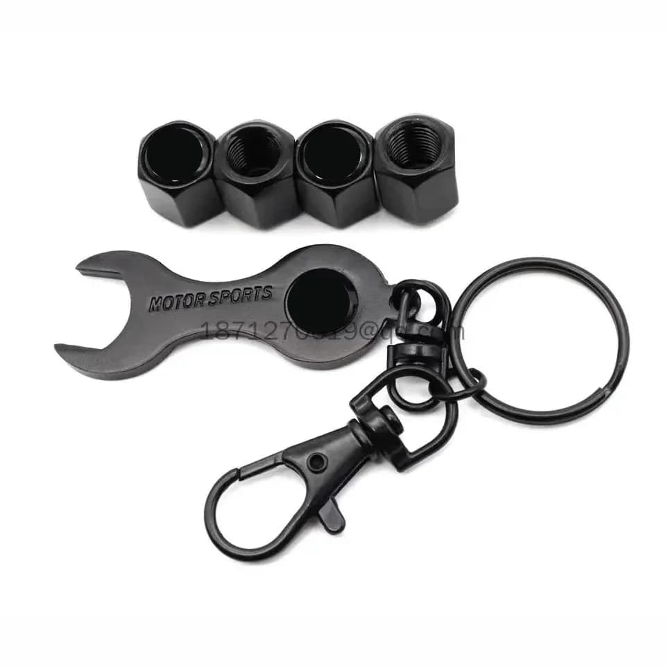 Custodia da 4 pezzi tappi dello stelo del nucleo della valvola del pneumatico antifurto Finger ruota del motociclo copertura dell'aria del cerchione del pneumatico accessori per auto per biciclette da moto