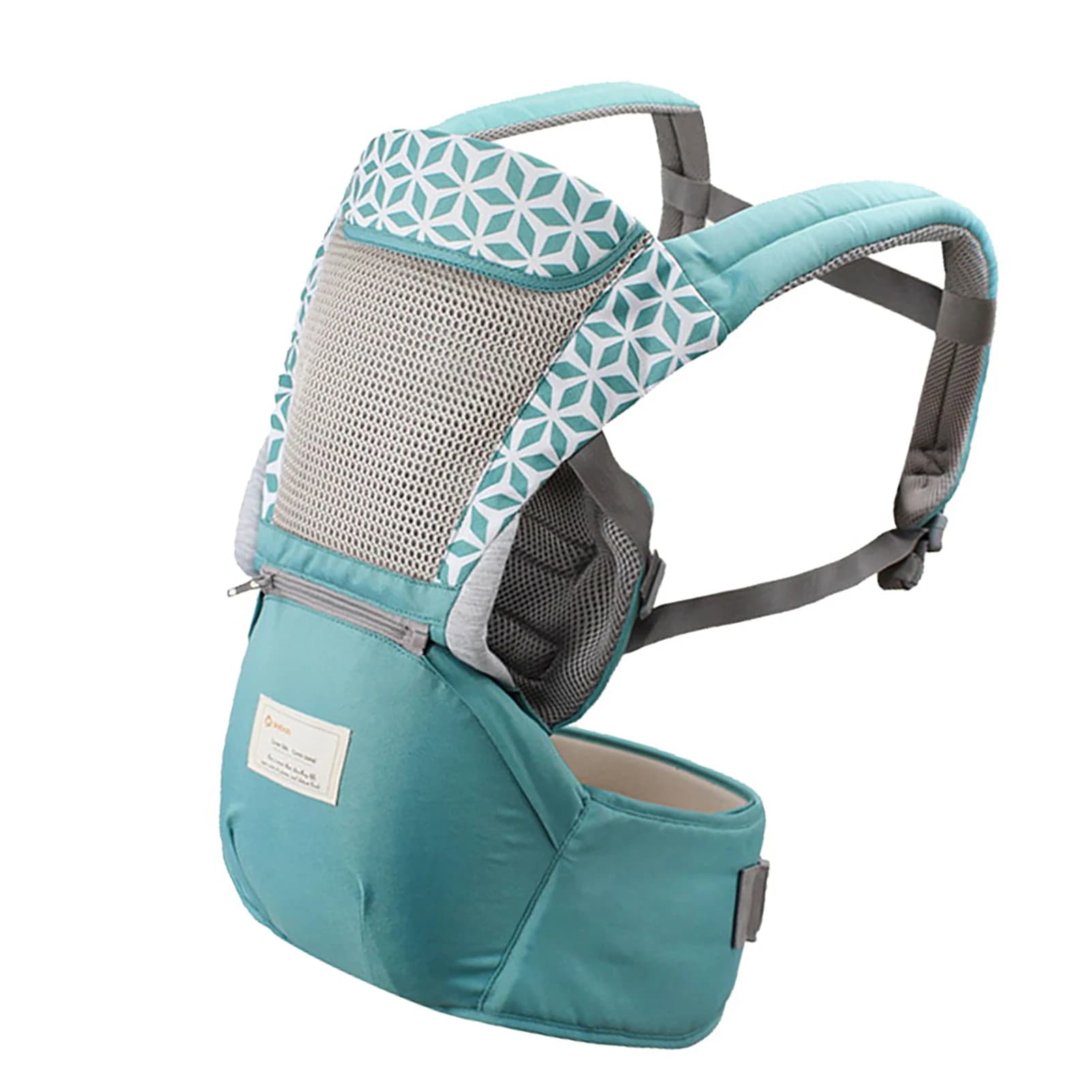 Baby Carrier with Hip Seat Breathable & Detachable Adjustable Strap Side Pockets Multifunctional Baby afety Carriers Waist Stool