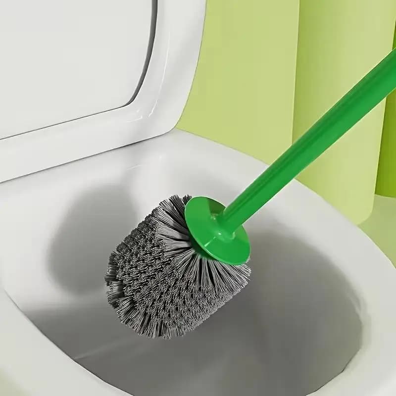 Spazzola per WC a Forma di Rana Cartoon, Installazione Senza Foratura, Spazzola Creativa per Pulizia del Bagno per Uso Familiare e Appartamenti, Vendita Calda