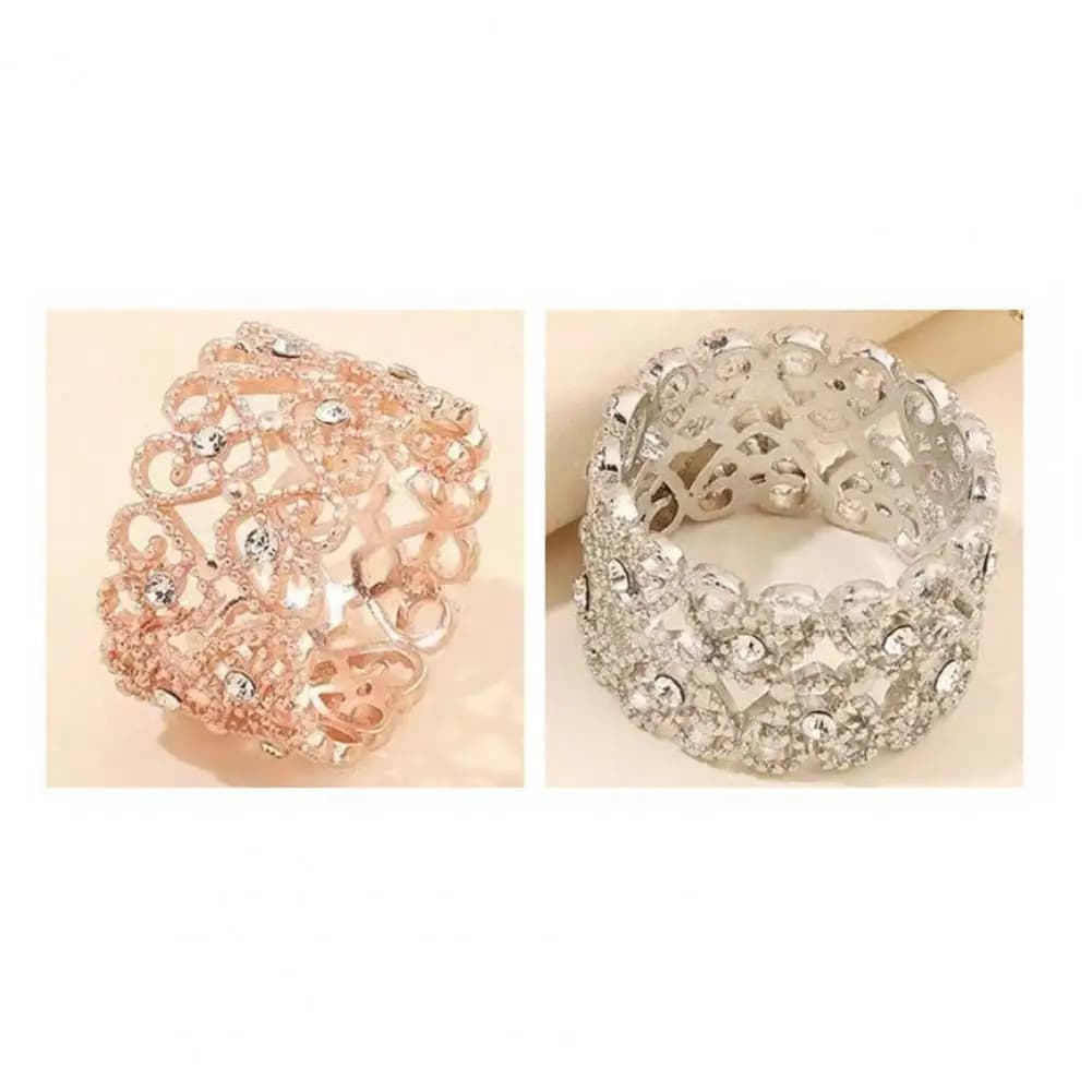 Fermaglio per Sciarpa a Una Mano, Anello in Metallo Rotondo con Strass per Sciarpe di Seta da Donna, Accessorio Moda per Abbigliamento